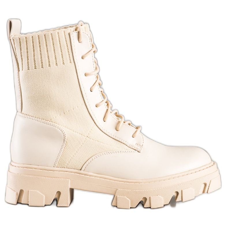 Seastar Lavoratori slip-on con un calzino beige