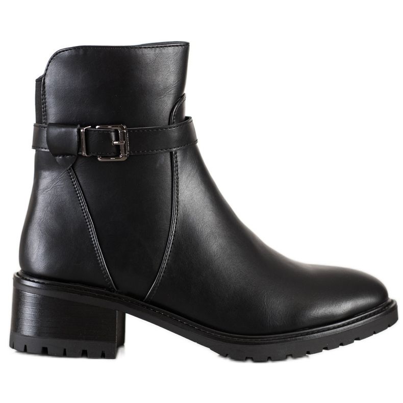 Lovery Stivali casual in ecopelle nero