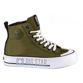 Sneakers Damskei Big Star II274017 verde