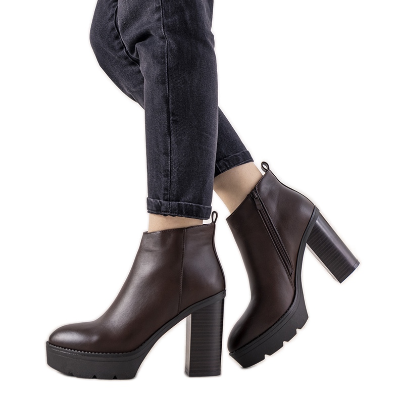 Stivali classici marroni per il post da donna My Need marrone