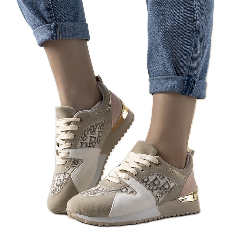 Sneakers donna Galvez beige