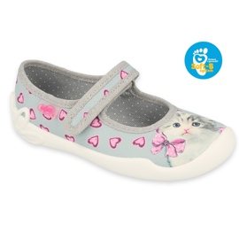 Scarpe per bambini Befado 114X462 rosa grigio