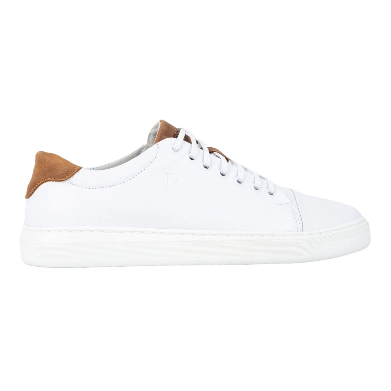 Polbut Scarpe da uomo in pelle 2109 bianche bianca