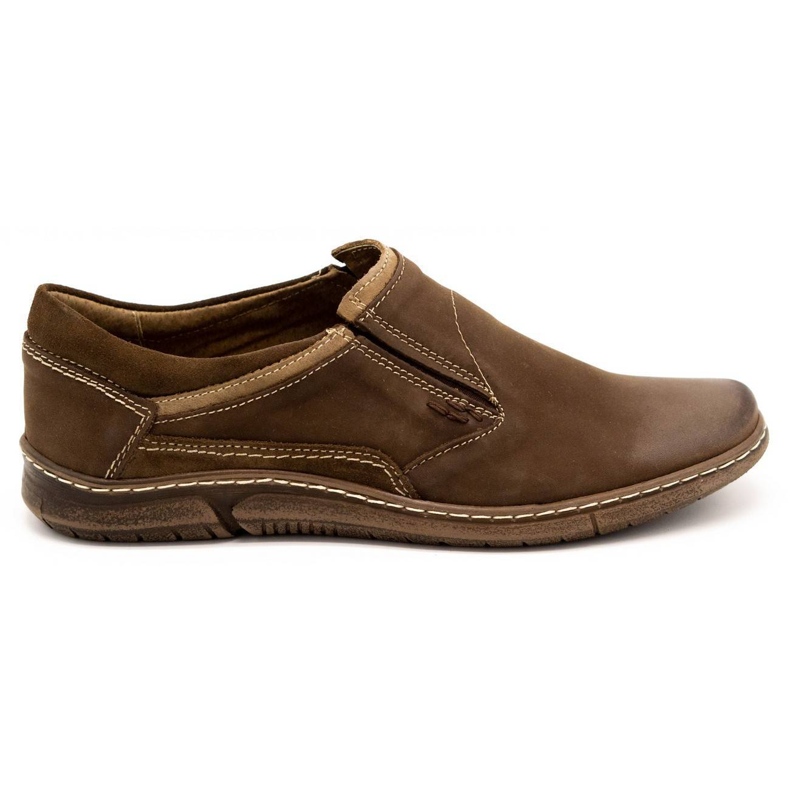 KOMODO Slip-on uomo in pelle marrone 860K