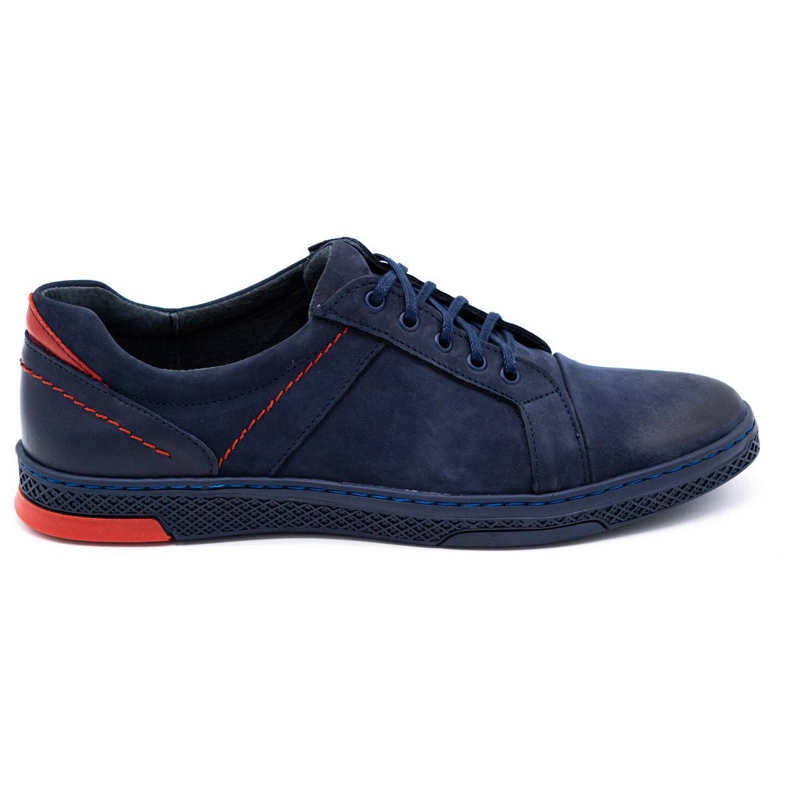 KOMODO Scarpe casual da uomo in pelle 883LK blu navy
