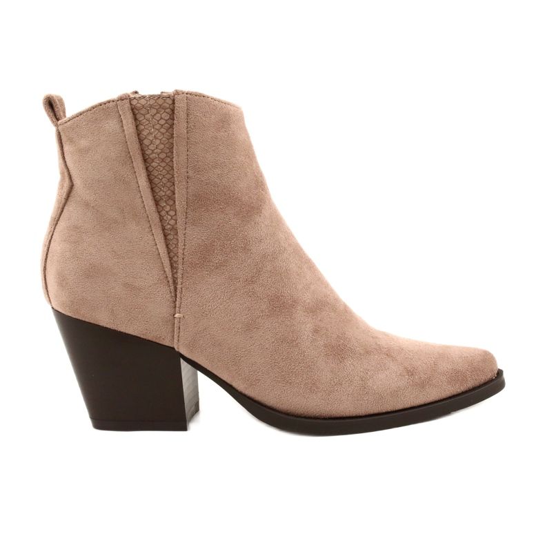 FB2 Stivali Da Donna Con Tacco Alto Beige Forte 19051-11