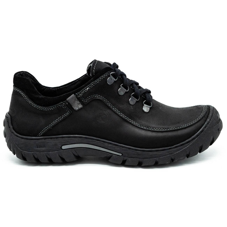 KOMODO Scarpe trekking uomo pelle 917K nere nero