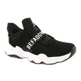 Scarpe per bambini Befado 516Y066 bianco nero