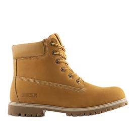 Scarponi da trekking Big Star Langlois da uomo color cammello marrone