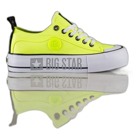 Sneakers da donna Big Star II274022 giallo