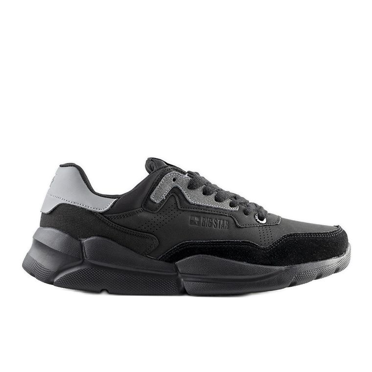Scarpe sportive da uomo Big Star Black Croteau nero