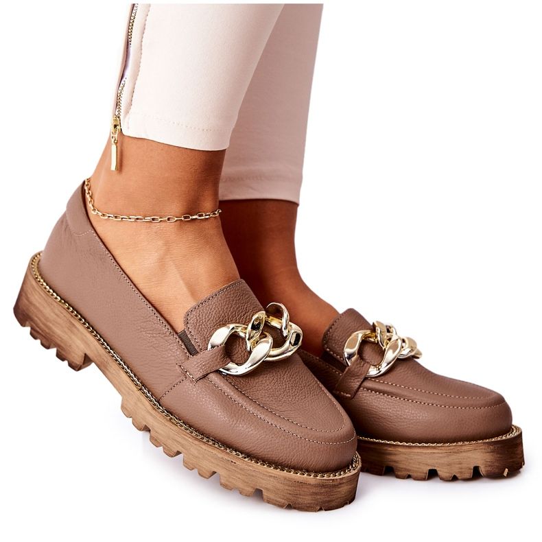 Nicole Mocassini Donna Pelle Marrone Sthonto