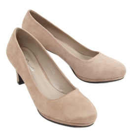 Pompe sulla piattaforma beige KZ600 Khaki cachi