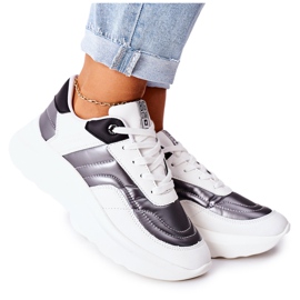 Scarpe sportive da donna Memory Foam Big Star II274335 Bianco