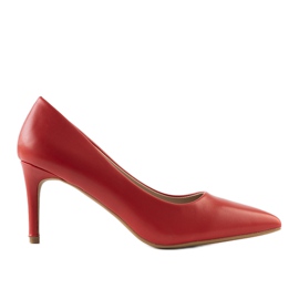 Décolleté classiche rosse su tacco a spillo Isla rosso