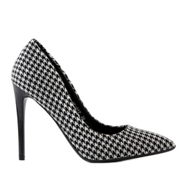 Tacchi a spillo Kruse in bianco e nero da donna bianca