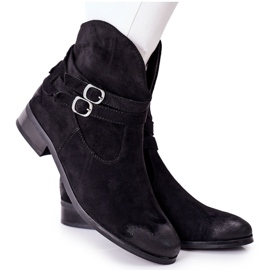 Vinceza Stivali caldi in pelle scamosciata da donna Black Castlerock nero