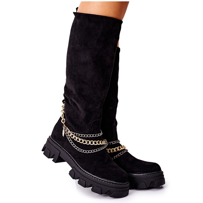 PS1 Stivali Alti Donna Black Lagoon nero