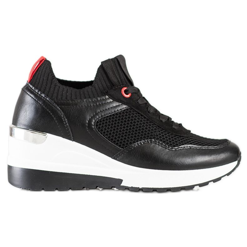 SHELOVET Sneakers Slip-on Con Rete nero