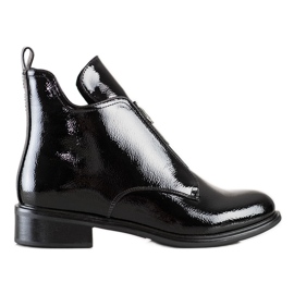 Filippo Stivali laccati alla moda nero