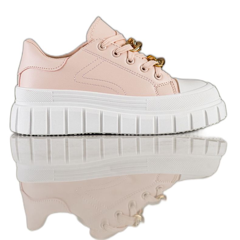 SHELOVET Sneakers Con Catena Alla Moda rosa