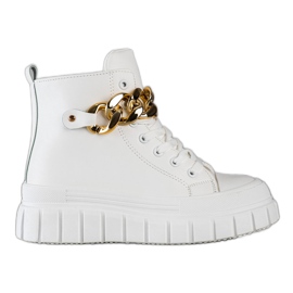 Seastar Sneakers Alte Con Catena bianco