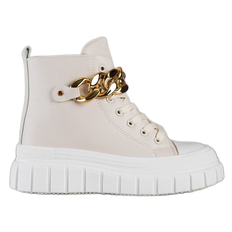 Seastar Sneakers Alte Con Catena beige