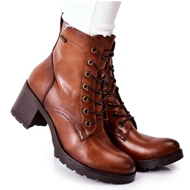 Vinceza Stivali Caldi Da Donna Con Tacco Cammello Dunaff marrone