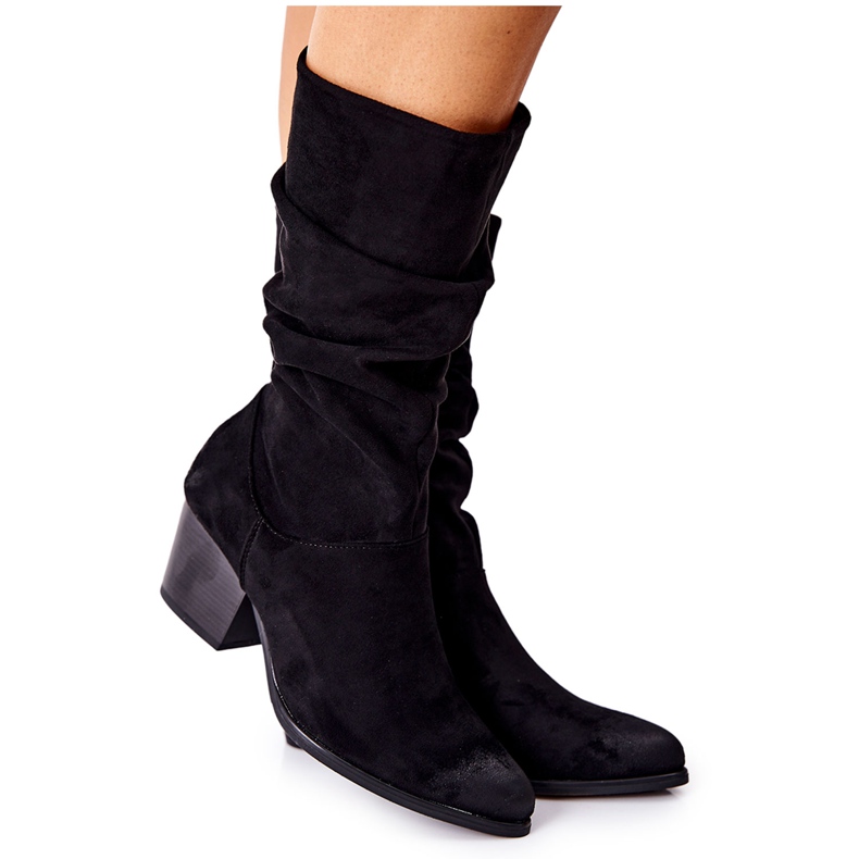 Vinceza Stivali Ranafast in camoscio nero da donna