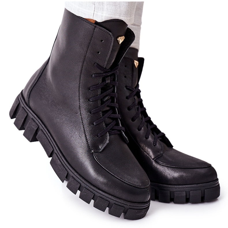 Stivali Pelle Donna Nicole 2673 Nero