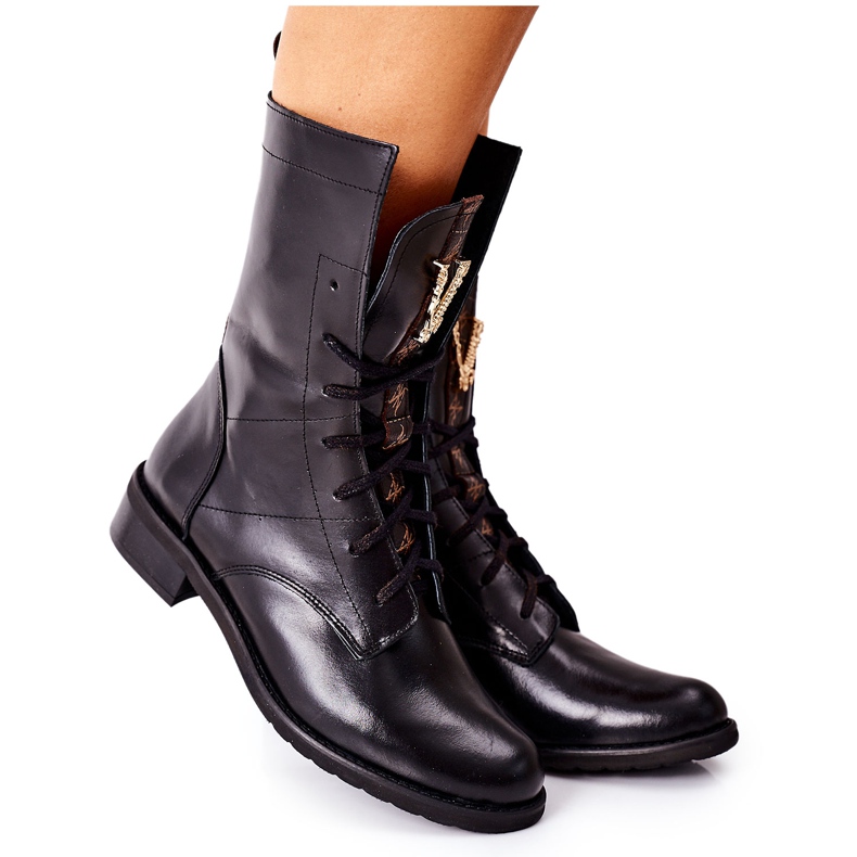Stivali Pelle Donna Nicole Nero 2581/001