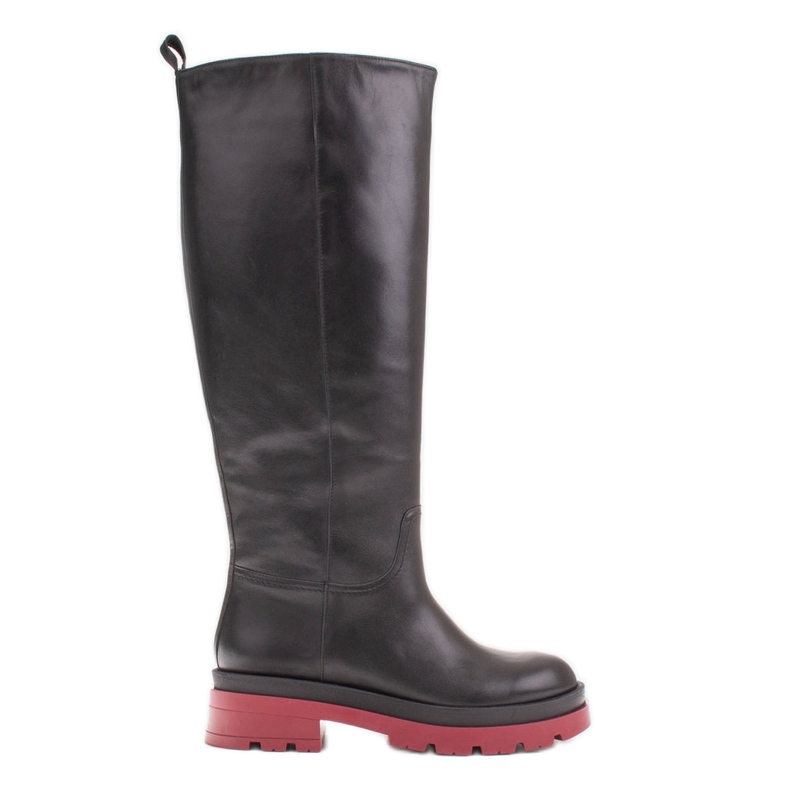 Marco Shoes Stivali da trapper con tomaia più ampia nero