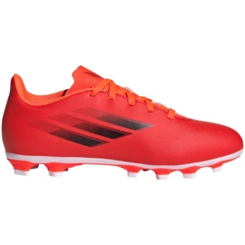 Scarpe da calcio Adidas X Speedflow.4 FxG Jr FY3319 rosso arance e rossi