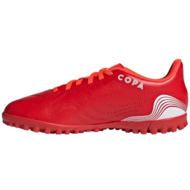 Scarpe da calcio Adidas Copa Sense.4 Tf Jr FY6166 rosso rosso