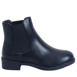 BM Stivaletti Chelsea neri classici da donna 6217 Black nero