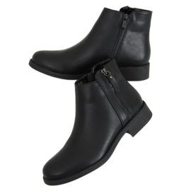 Stivaletti Chelsea neri da donna MM-830 Black nero
