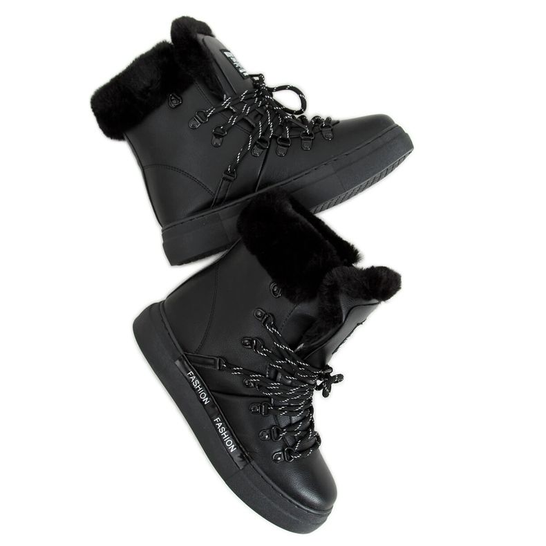 Stivali da neve da donna neri 2C9XX835-5 Black nero