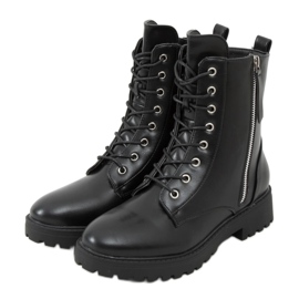 Stivali militari neri Xj-63 Black nero