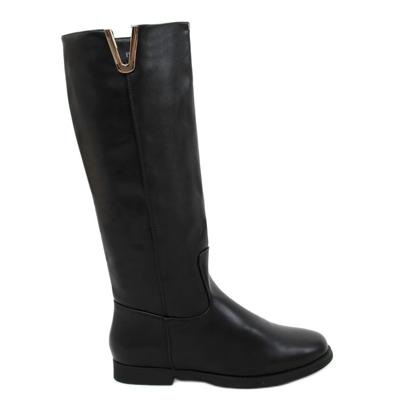 Stivali da equitazione da donna neri YY6787 Black nero