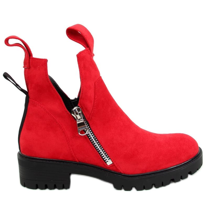 Stivali tagliati rossi SP150 Rosso