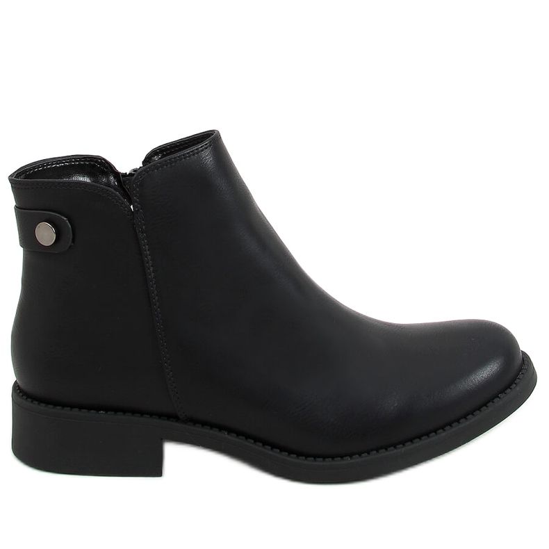 Stivaletti Chelsea neri da donna MM-827 Black nero