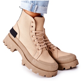PS1 Stivali Kaki Any One da donna beige