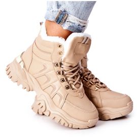 PM1 Trappers hareshaw isolanti beige da donna