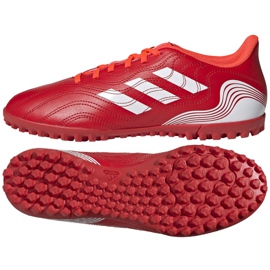 Scarpe da calcio Adidas Copa Sense.4 Tf M FY6179 rosso arance e rosse