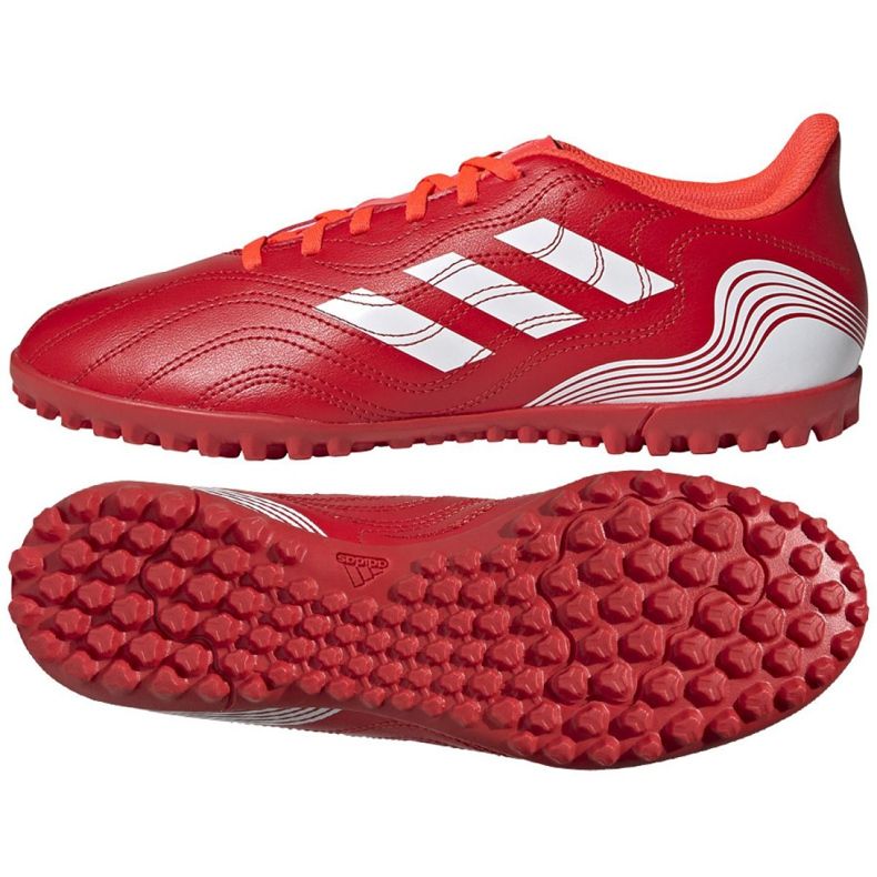 Scarpe da calcio Adidas Copa Sense.4 Tf M FY6179 rosso arance e rosse