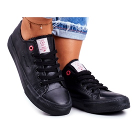 Sneakers Cross Jeans da Donna Ecopelle Nera DD2R4029CFW20 nero