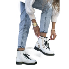 Borse borchiate Martora bianca bianco