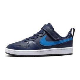Nike Court Borough Low 2 (PSV) Jr BQ5451-403 scarpe blu navy rosa