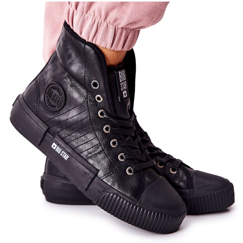 Sneakers da donna Big Star II274155 nere isolate nero