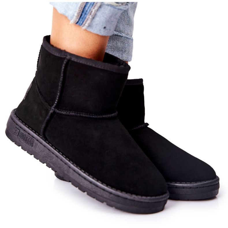 Doposci da donna in pelle Big Star II274440 Nero